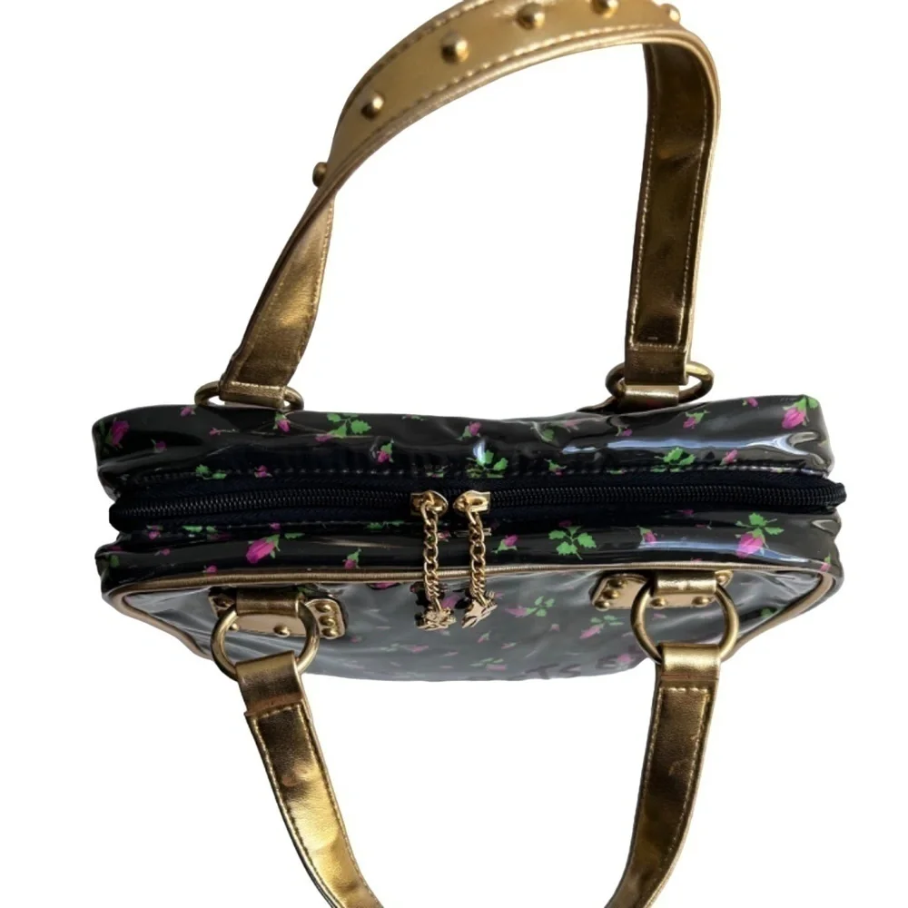 Betsey Johnson 2 Handle Cosmetic Make-Up Case LIKE NEW